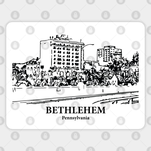 Bethlehem - Pennsylvania Magnet by Lakeric